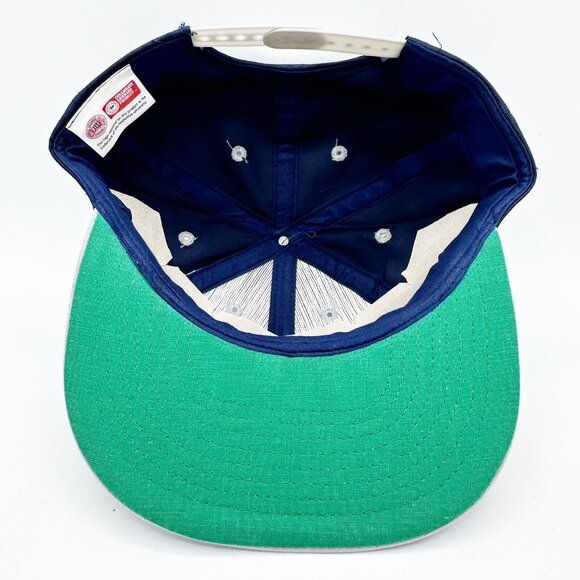 VTG Penn State Nittany Lions Embroidered Spellout SnapBack Youth Hat Blue Gray - Picture 5 of 5